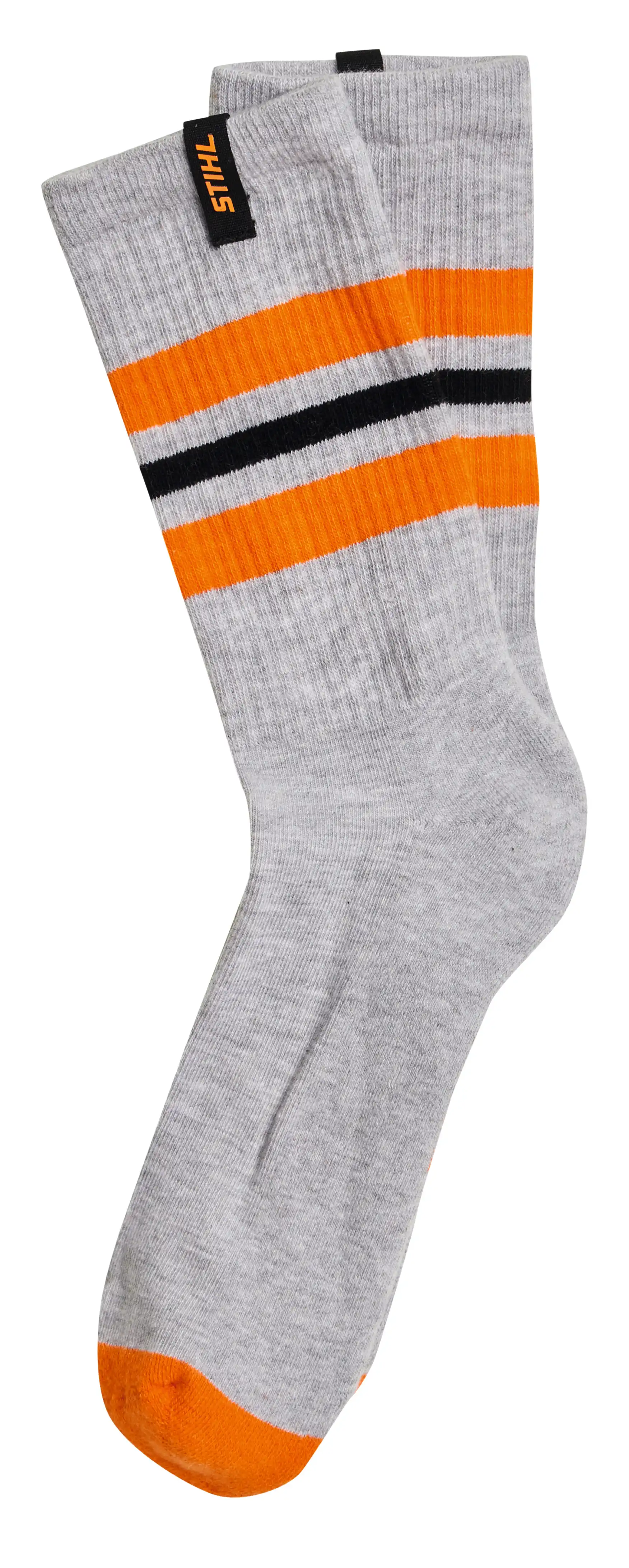 STIHL Socken STRIPES 3er Set Schwarz / Weiß / Grau 042150010 04215001038 img_4