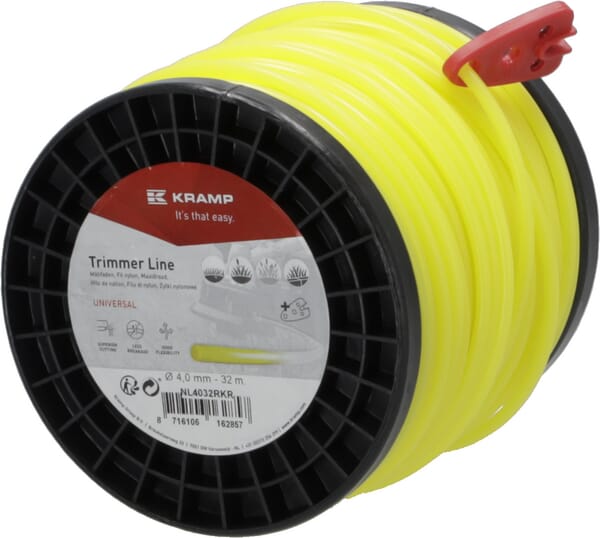 Mähfaden Ø 4mm 32m rund gelb Kramp (NL4032RKR) von Kramp