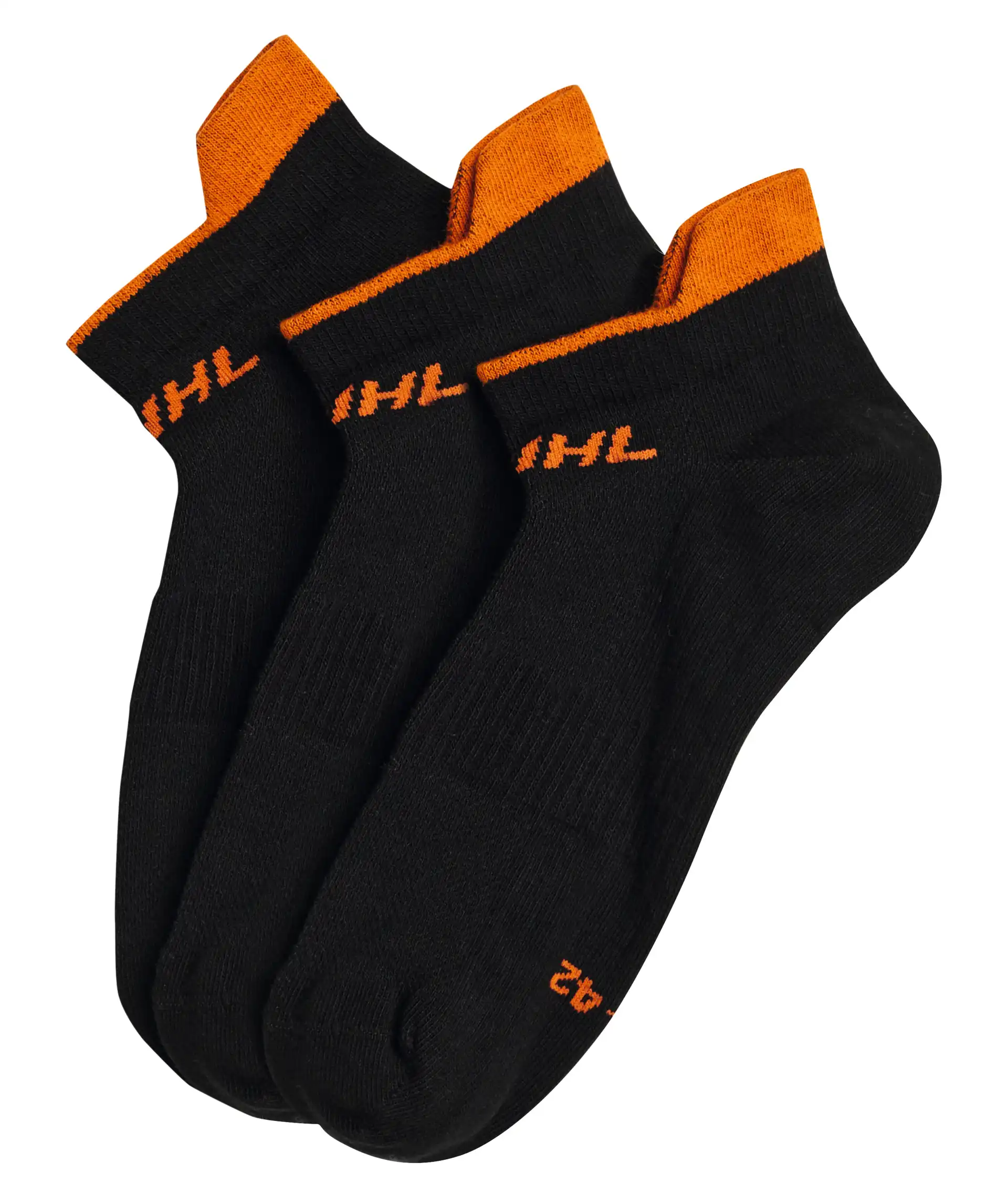 STIHL Socken SNEAKER 3er Set Schwarz Gr. 35-38 04215001138 04215001138