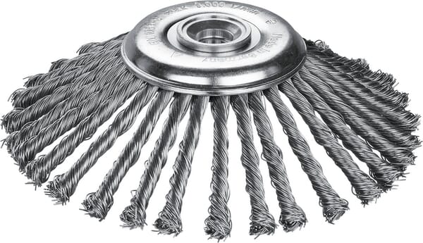 Unkrautbürste 175 x 0,50 x 25,4 mm Premium 30 Knoten (47A26101WB) von Lessmann