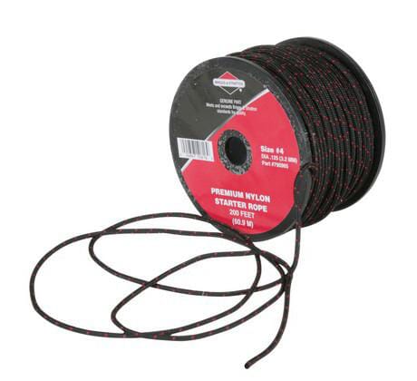 Starterseil 3,2mm x 61m (790965) von Briggs & Stratton. Aus unserem Sortiment für Verbrennungsmotoren - Briggs & Stratton