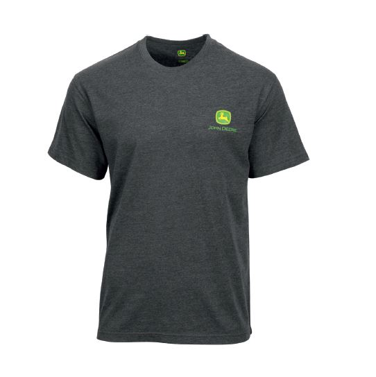 MC130017BK03 John Deere T-Shirt mit Logo-Timeline Schwarz Herren John Deere T-Shirt mit Logo-Timeline Schwarz Herren MC130017BK03