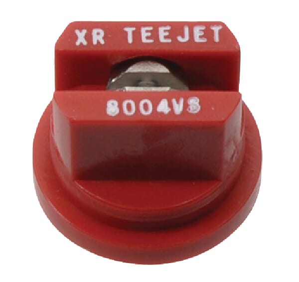 Flachstrahldüse XR 80° rot V2A aus der Kategorie Spritzgestänge und Düsen