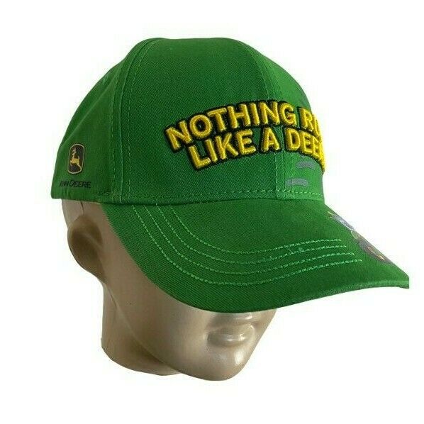 JOHN DEERE Cap Kinder "Nothing Runs Like A Deere" Grün MCL201825011