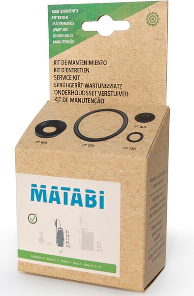 Ersatzteilsatz für Polita 7/Berry 5-7/Kima 6-9-12 aus der Kategorie Rückenspritzen und Handspritzen