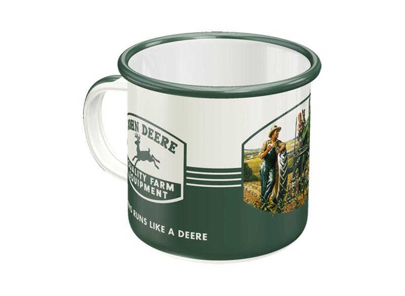 MCN000043208 JOHN DEERE Emaille-Tasse "Quality Farm Equipment" Weiß img_2