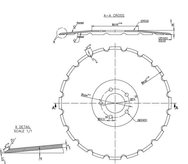 Scheibe CX-Mulch 410x5mm (AC353950N) – Kramp