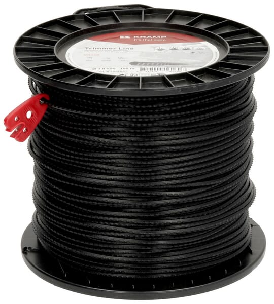 Nylonfaden Ø 3mm 195m viereckig schwarz Kramp (NL30195NKR) von Kramp