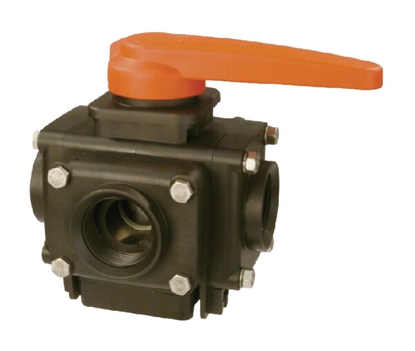 Kugelhahn 5-Wege 1 1/2" 12bar aus der Kategorie Regeltechnik