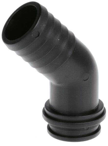 Schlauchanschluss 45° 30 mm für 1 1/2" Flügelmutter aus der Kategorie Schlauchanschlüsse