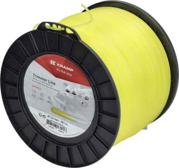 Mähfaden Ø 3mm 281m rund gelb Kramp (NL30281RKR) von Kramp