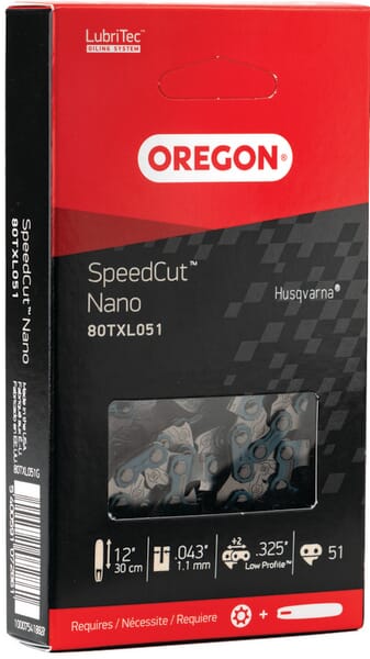 Sägekette .325, 51 DL, 12" Speedcut™ Nano, Oregon (80TXL051E) von  Oregon