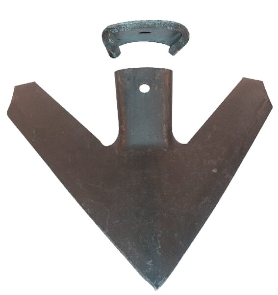 Gänsefußschar 14" 8mm Clip-On CP14FK