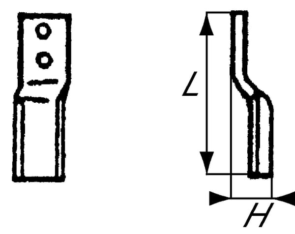 Fräsmesser L. Howard (RB647254) – passend für Kongskilde Howard