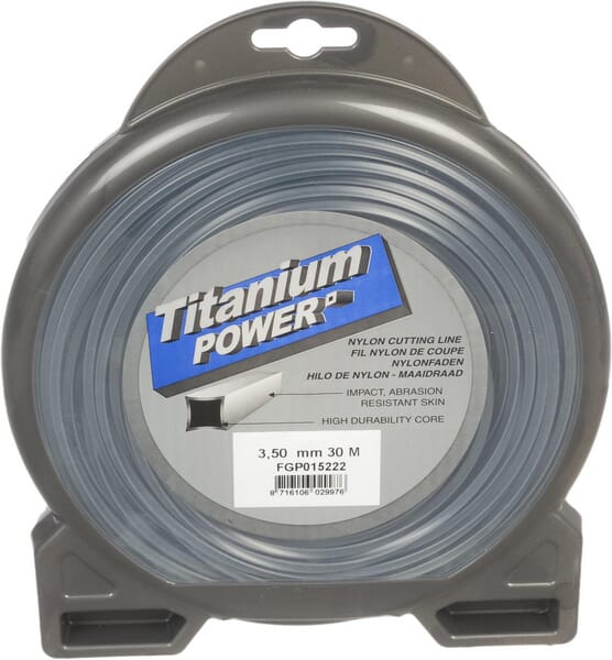Mähfaden Ø 3.5mm 30m viereckig Titanium Power grau Kramp (FGP015222) von Kramp