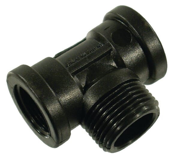 T-Stück 2xIG 3/4" + 1xAG 1" aus der Kategorie Schlauchanschlüsse