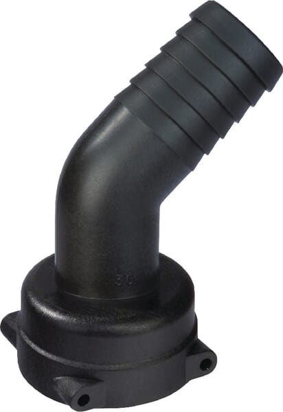 Schlauchanschluss 45° 50mm mit Gabelkupplung T5 aus der Kategorie Schlauchanschlüsse