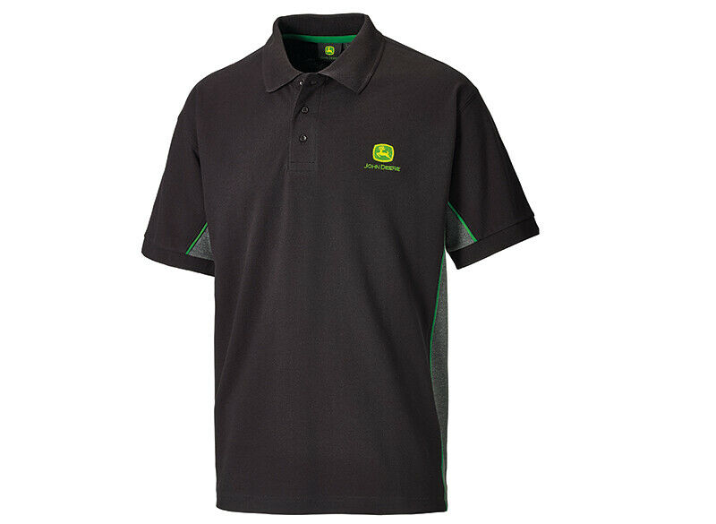 JOHN DEERE Poloshirt Herren Logo Schwarz MCDW00151002