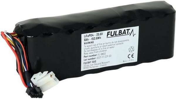 Batterie 25,6 V 6 Ah Lithium (LiFePO4) (FB560613) von Fulbat