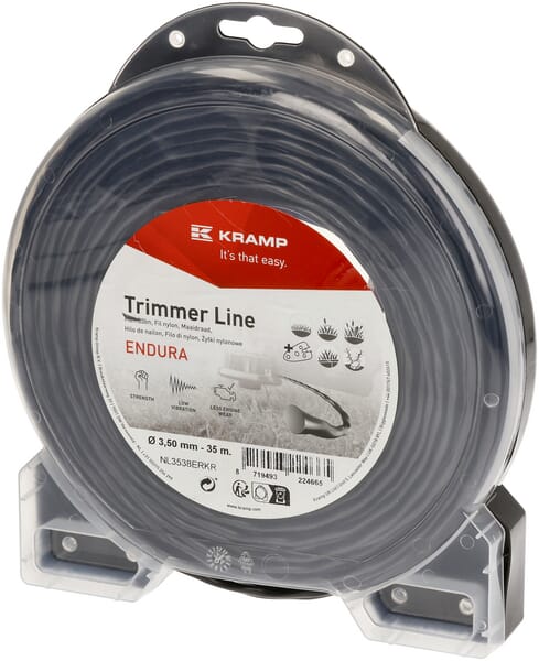 Trimmerschnur Ø3,5x35m, Ovaldrehung, schwarz, Kramp Endura (NL3538ERKR) von Kramp
