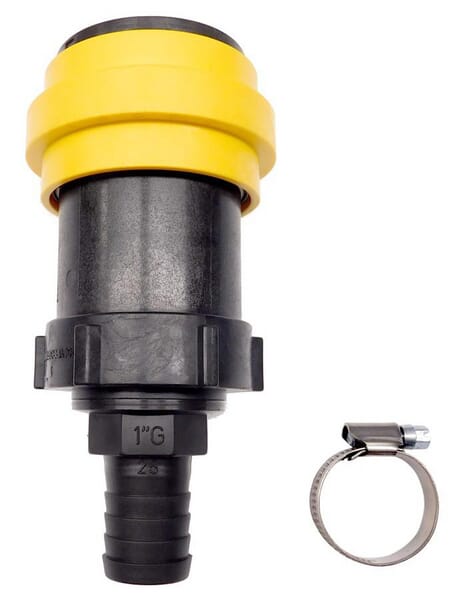 Schnellkupplung mit Innengewinde 1"NPT mit Schlauchanschluss 25 mm aus der Kategorie Tanks und Filter