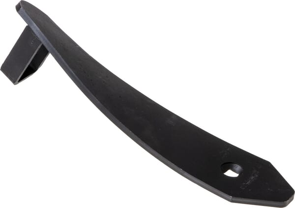 Leitblech links mit Halterung für 30-mm-Stiel, 80x8x425 mm 664428N