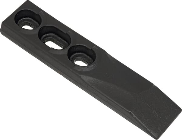Grubberspitze 350x80mm, rechts/links, flach, 3 Löcher, passend für Kverneland (5040217001320) – passend für Kverneland