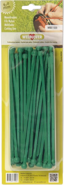 Mähfaden Ø 4mm vierkant grün Weed Lover (WEE11030) von Weed Lover