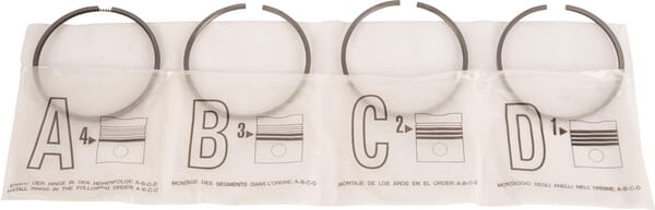 Piston ring kit, std (ED0082100520S) von Lombardini. Aus unserem Sortiment für Verbrennungsmotoren - Lombardini