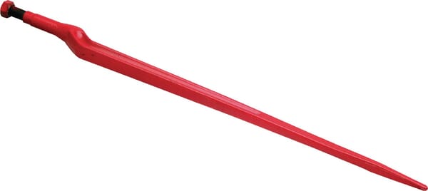 Laderzinken 70mm Doppel-T-Profil 36x895mm, spitze Spitze mit M22x1,5mm Mutter, rot aus der Kategorie Frontladertechnik_Futtertechnik