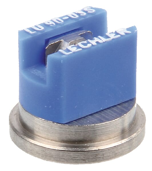 Flachstrahldüse LU 90° blau V2A aus der Kategorie Spritzgestänge und Düsen