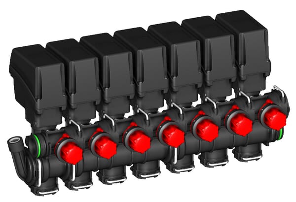 Elektroventilset 7 Abschnitte, mit Bypass, T5 aus der Kategorie Regeltechnik