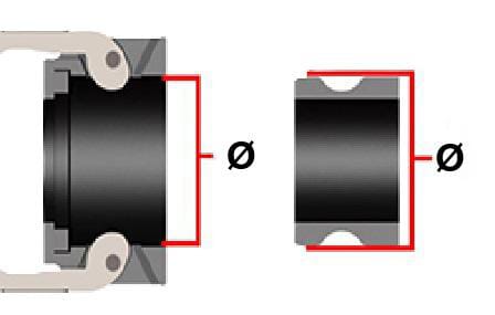 Camlock-Adapter 3" männlich aus der Kategorie Schlauchanschlüsse