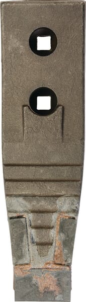 Grubberspitze 260x80x20mm, gehärtet, flach, 2 Löcher, passend für Horsch (95130709KR) – passend für Bednar