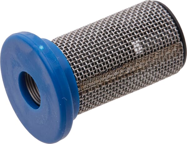 Filter mit Kugelrückschlagventil 50 mesh blau aus der Kategorie Spritzgestänge und Düsen