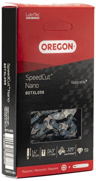 Sägekette .325, 59 DL, 14" Speedcut™ Nano, Oregon (80TXL059E) von  Oregon