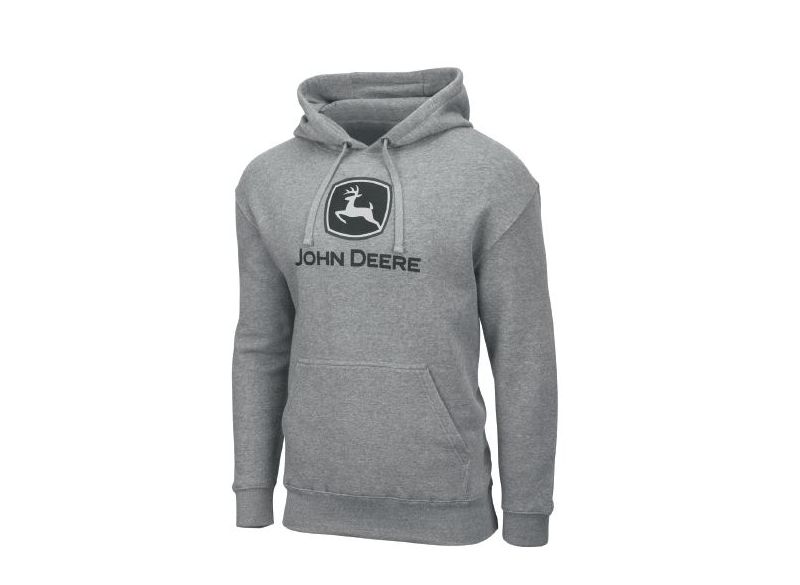 JOHN DEERE Kapuzenpullover Grau Logo MC130217CH03