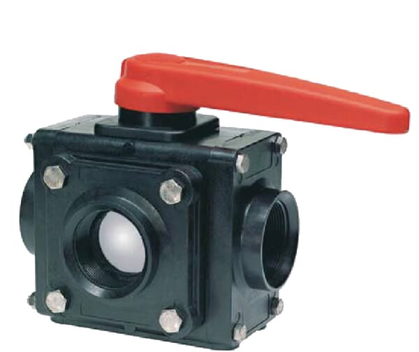 Kugelventil 4-Wege 2" M aus der Kategorie Regeltechnik