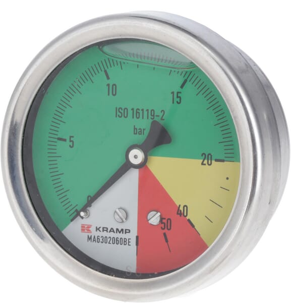Manometer Ø63mm 0-20-40-60 1/4" BSP  Anschluss rückseitig aus der Kategorie Regeltechnik