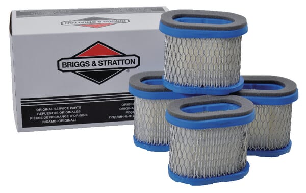 Luftfilterset oval 4x 697029 (4207WM) von Briggs & Stratton. Aus unserem Sortiment für Verbrennungsmotoren - Briggs & Stratton
