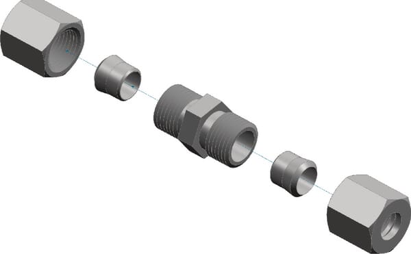 Kupplung 2x6mm (993018) – passend für Evers