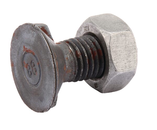 Pflugschraube, Kopftyp 2 Nasen, M14 x 35mm, 8.8, Kramp 14352N