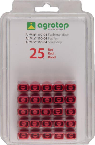 Flachstr.Düse AirMix 110° rot aus der Kategorie Spritzgestänge und Düsen