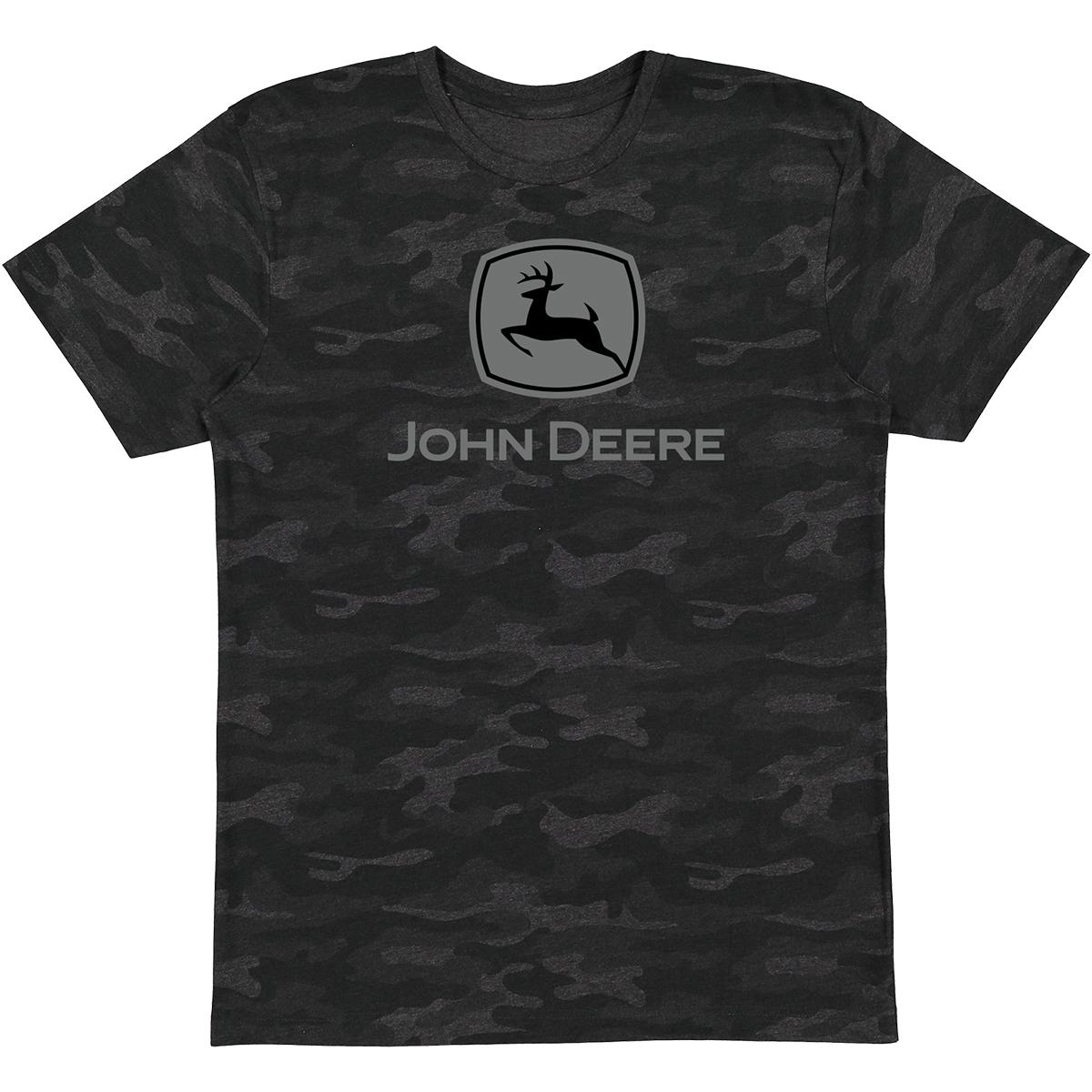 JOHN DEERE T-Shirt Camouflage Herren Schwarz MC132815CA03