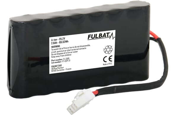 Batterie 25,9 V 2,6 Ah Li-Ion (FB560630) von Fulbat