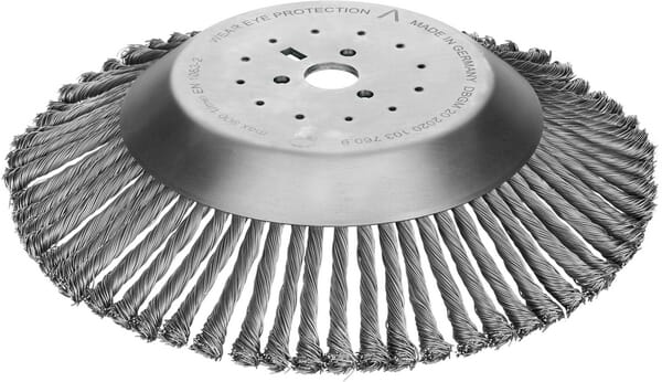 Unkrautbürste 350 x 64 x 0,8 mm, passend für AS 30 WeedHex 64 Knoten (4793M201WB) von Lessmann