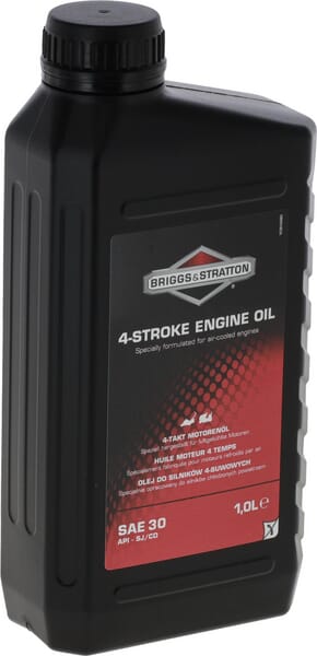 Motoröl SAE30 1.0L (100007E) von Briggs & Stratton. Aus unserem Sortiment für Verbrennungsmotoren - Briggs & Stratton