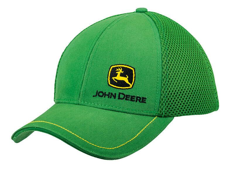 JOHN DEERE Cap Herren Logo Grün mit Mesh MCL201914011 MCL201914011