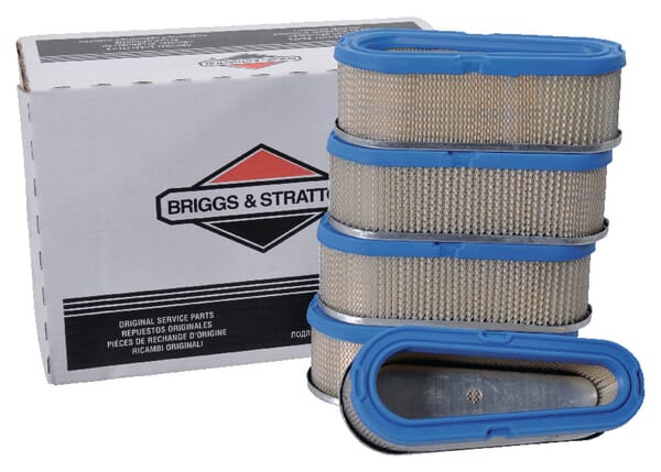 Luftfilterset oval 5x 691667 (4166) von Briggs & Stratton. Aus unserem Sortiment für Verbrennungsmotoren - Briggs & Stratton