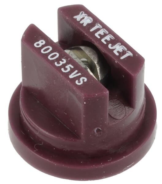 Flachstrahldüse XR 80° 035 rotbraun Edelstahl TeeJet aus der Kategorie Spritzgestänge und Düsen